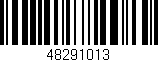 Código de barras (EAN, GTIN, SKU, ISBN): '48291013'