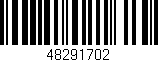 Código de barras (EAN, GTIN, SKU, ISBN): '48291702'