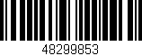 Código de barras (EAN, GTIN, SKU, ISBN): '48299853'