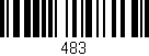 Código de barras (EAN, GTIN, SKU, ISBN): '483'