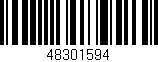 Código de barras (EAN, GTIN, SKU, ISBN): '48301594'