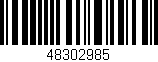 Código de barras (EAN, GTIN, SKU, ISBN): '48302985'
