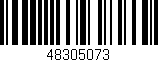 Código de barras (EAN, GTIN, SKU, ISBN): '48305073'
