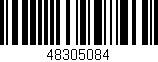 Código de barras (EAN, GTIN, SKU, ISBN): '48305084'