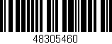 Código de barras (EAN, GTIN, SKU, ISBN): '48305460'