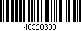 Código de barras (EAN, GTIN, SKU, ISBN): '48320688'