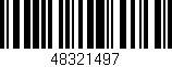 Código de barras (EAN, GTIN, SKU, ISBN): '48321497'
