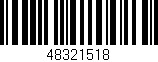 Código de barras (EAN, GTIN, SKU, ISBN): '48321518'