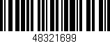 Código de barras (EAN, GTIN, SKU, ISBN): '48321699'