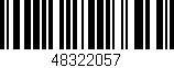 Código de barras (EAN, GTIN, SKU, ISBN): '48322057'