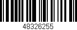 Código de barras (EAN, GTIN, SKU, ISBN): '48326255'