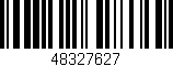 Código de barras (EAN, GTIN, SKU, ISBN): '48327627'
