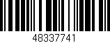 Código de barras (EAN, GTIN, SKU, ISBN): '48337741'