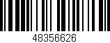 Código de barras (EAN, GTIN, SKU, ISBN): '48356626'