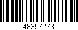 Código de barras (EAN, GTIN, SKU, ISBN): '48357273'