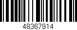 Código de barras (EAN, GTIN, SKU, ISBN): '48367914'