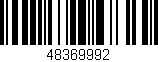 Código de barras (EAN, GTIN, SKU, ISBN): '48369992'
