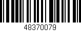 Código de barras (EAN, GTIN, SKU, ISBN): '48370079'