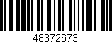 Código de barras (EAN, GTIN, SKU, ISBN): '48372673'