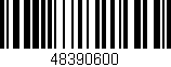 Código de barras (EAN, GTIN, SKU, ISBN): '48390600'