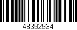 Código de barras (EAN, GTIN, SKU, ISBN): '48392934'