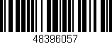 Código de barras (EAN, GTIN, SKU, ISBN): '48396057'