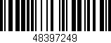 Código de barras (EAN, GTIN, SKU, ISBN): '48397249'