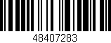 Código de barras (EAN, GTIN, SKU, ISBN): '48407283'