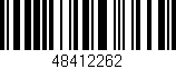 Código de barras (EAN, GTIN, SKU, ISBN): '48412262'