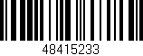 Código de barras (EAN, GTIN, SKU, ISBN): '48415233'