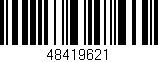 Código de barras (EAN, GTIN, SKU, ISBN): '48419621'