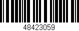 Código de barras (EAN, GTIN, SKU, ISBN): '48423059'