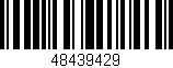 Código de barras (EAN, GTIN, SKU, ISBN): '48439429'