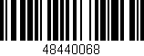 Código de barras (EAN, GTIN, SKU, ISBN): '48440068'