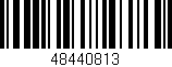 Código de barras (EAN, GTIN, SKU, ISBN): '48440813'