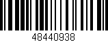Código de barras (EAN, GTIN, SKU, ISBN): '48440938'