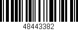 Código de barras (EAN, GTIN, SKU, ISBN): '48443382'