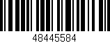 Código de barras (EAN, GTIN, SKU, ISBN): '48445584'