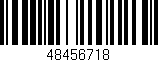 Código de barras (EAN, GTIN, SKU, ISBN): '48456718'