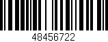 Código de barras (EAN, GTIN, SKU, ISBN): '48456722'