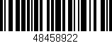 Código de barras (EAN, GTIN, SKU, ISBN): '48458922'