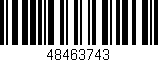 Código de barras (EAN, GTIN, SKU, ISBN): '48463743'