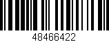 Código de barras (EAN, GTIN, SKU, ISBN): '48466422'