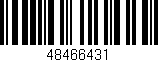 Código de barras (EAN, GTIN, SKU, ISBN): '48466431'