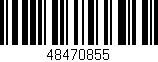 Código de barras (EAN, GTIN, SKU, ISBN): '48470855'