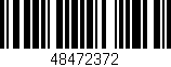 Código de barras (EAN, GTIN, SKU, ISBN): '48472372'