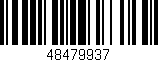 Código de barras (EAN, GTIN, SKU, ISBN): '48479937'