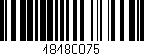 Código de barras (EAN, GTIN, SKU, ISBN): '48480075'