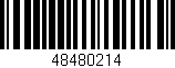 Código de barras (EAN, GTIN, SKU, ISBN): '48480214'
