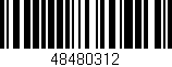 Código de barras (EAN, GTIN, SKU, ISBN): '48480312'